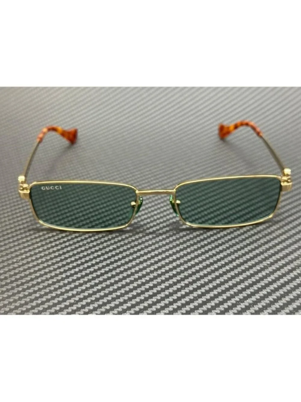 New Gucci Men Gold Sunglasses 56-18-140